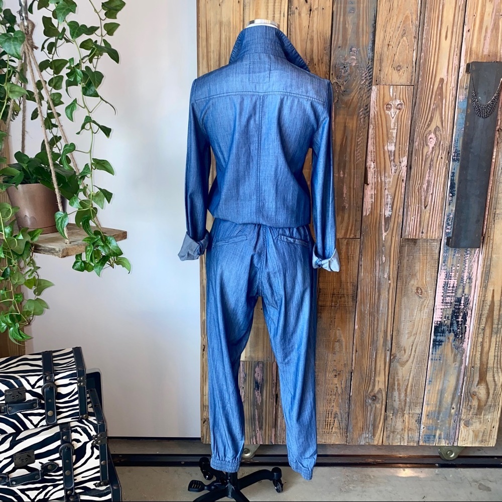 NWOT One Teaspoon Denim Long Sleeve Jumpsuit Size XS - Picture 8 of 16